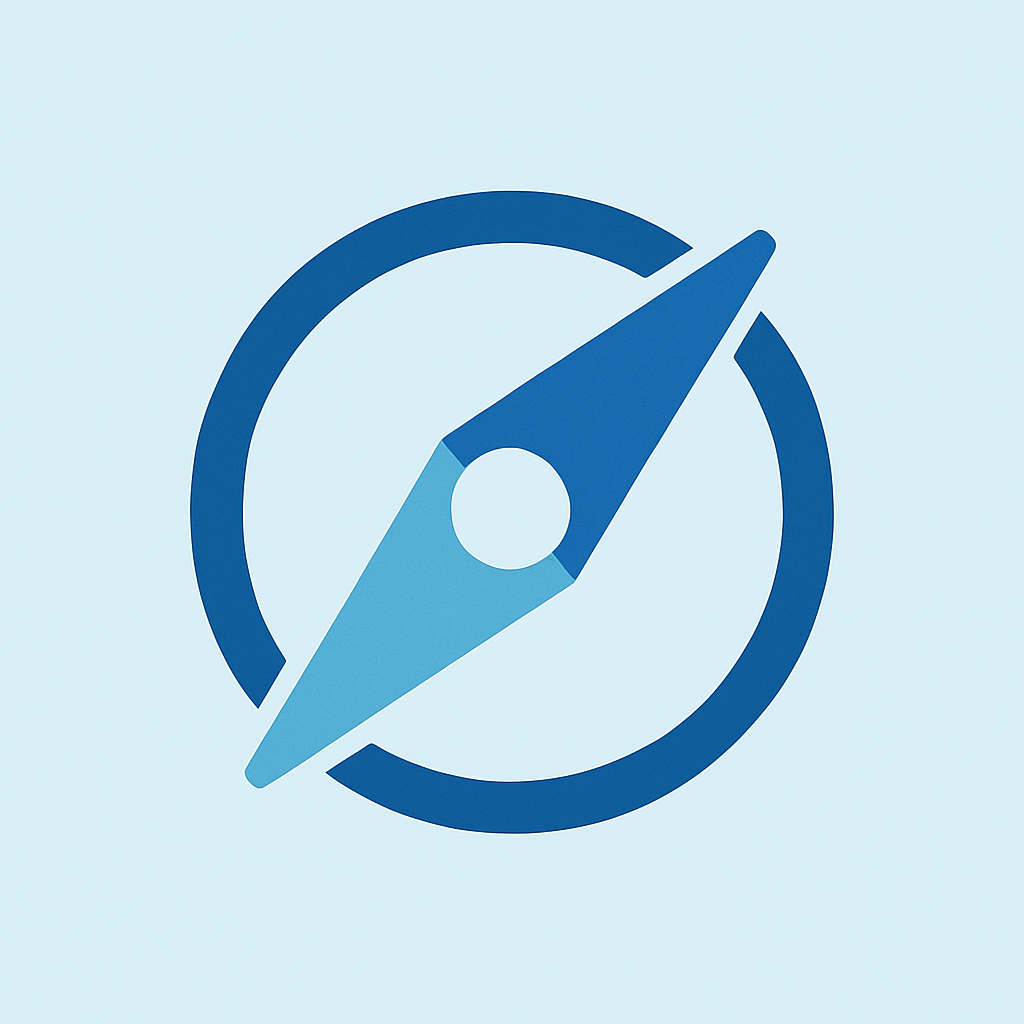 Mobile phone with compass