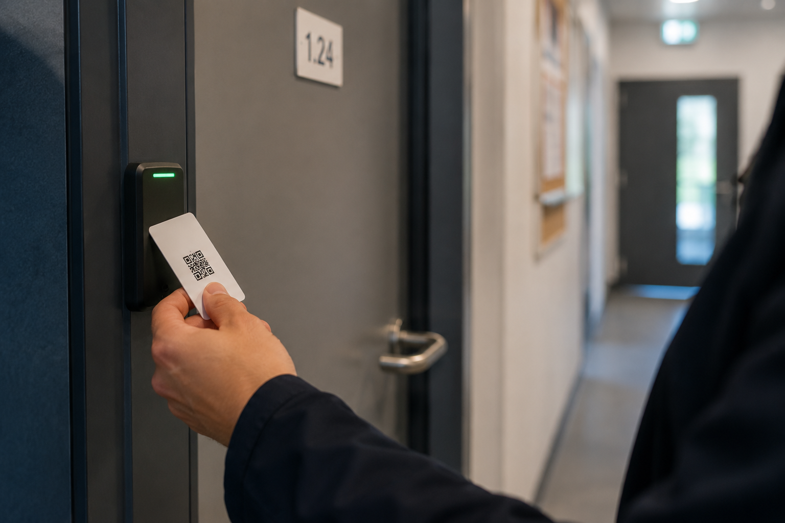 QR-pasjes voor toegangscontrole en aanwezigheidsregistratie op een opvanglocatie