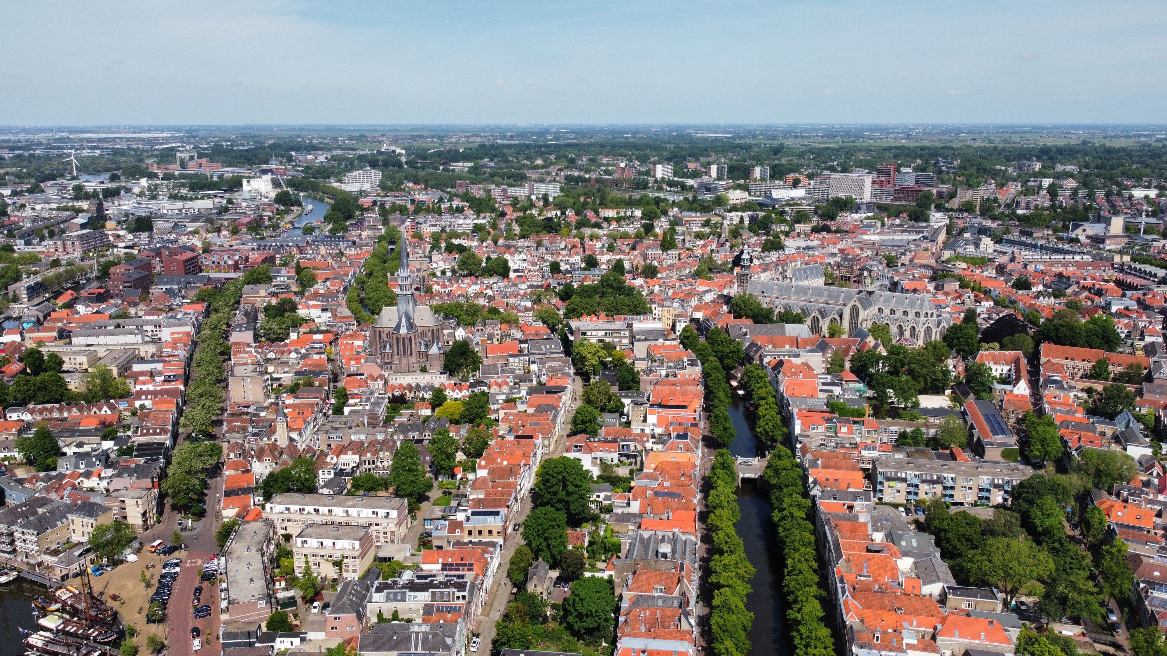 Stadsgezicht van Gouda